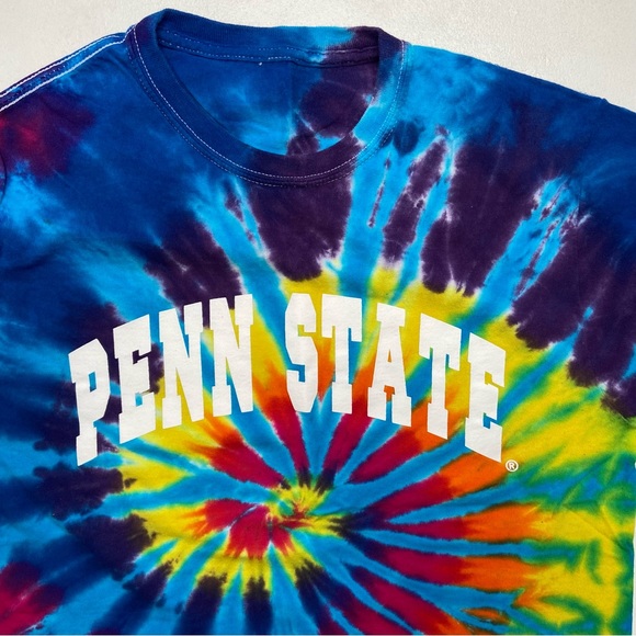 PENN STATE Rainbow Tie Dye Tee Shirt - Picture 5 of 6